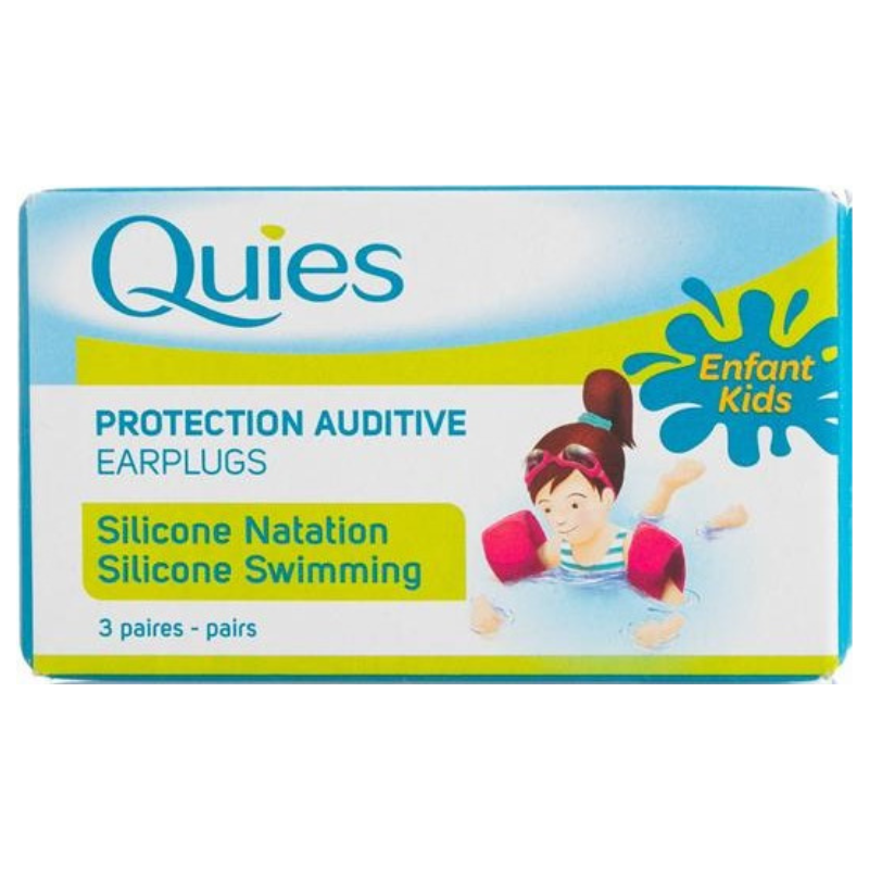 Quiès - Protection auditive Natation Enfants (3 paires)