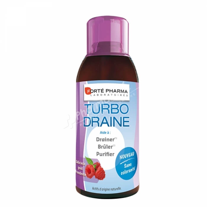 Forté Pharma TurboDraine goût framboise 500ML - Box Para